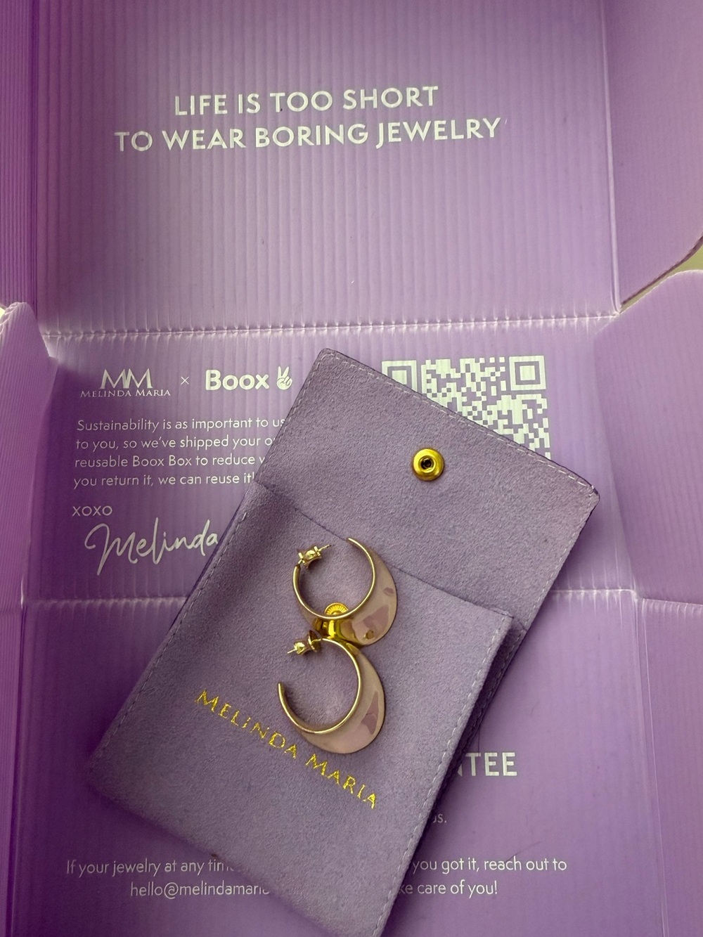 Melinda Maria Hoop Earrings